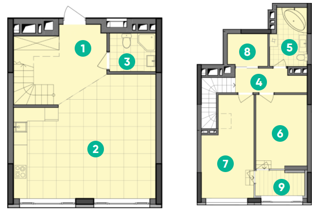 Двухуровневая 96.34 м² в ЖК Dibrova Park от 21 478 грн/м², Киев