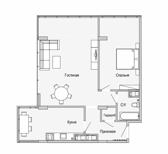 2-комнатная 94.51 м² в Апарт-комплекс Port City от 29 350 грн/м², Днепр