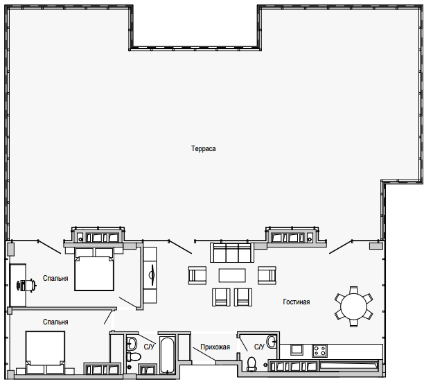 3-кімнатна 273.2 м² в Апарт-комплекс Port City від 37 650 грн/м², Дніпро