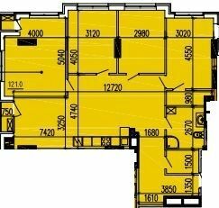 4-кімнатна 123.3 м² в ЖК Premier Tower від 33 900 грн/м², Дніпро