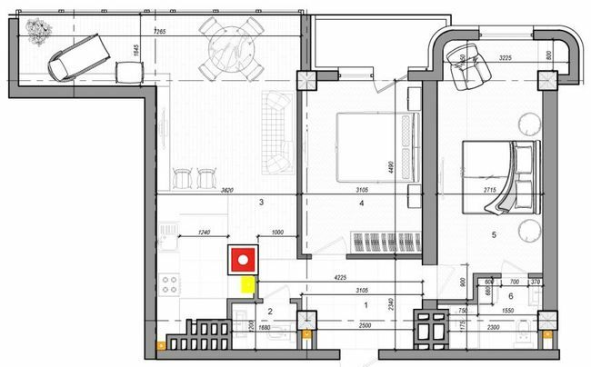 2-кімнатна 78.6 м² в КБ Graf від 45 500 грн/м², Одеса