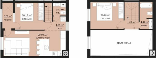 Двухуровневая 59.52 м² в ЖК на Стрыйской от 19 500 грн/м², Львов