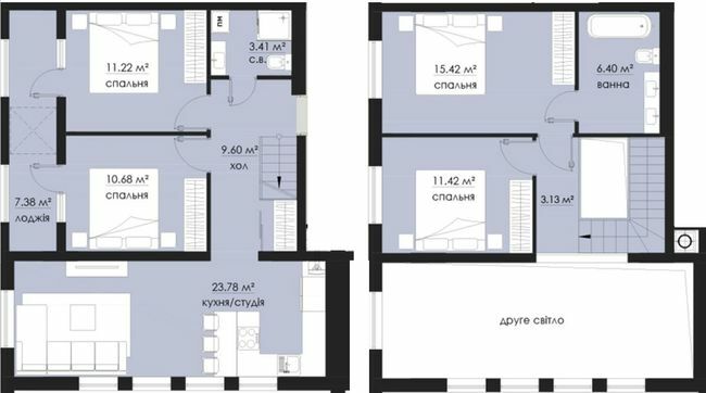 Двухуровневая 102.44 м² в ЖК на Стрыйской от 17 500 грн/м², Львов