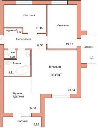 3-комнатная 82.52 м² в ЖК Три шоколада от 20 000 грн/м², Житомир