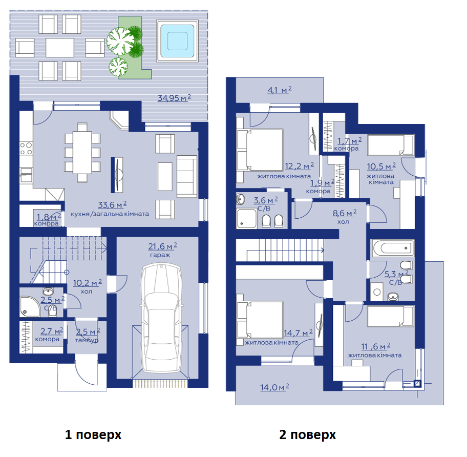 Таунхаус 150.4 м² в КП City Villa Club от 15 426 грн/м², с. Волчинец