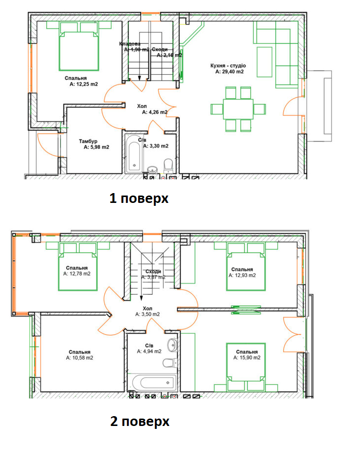 Котедж 130 м² в КМ Beverly Hills Residence від 20 769 грн/м², с. Крюківщина