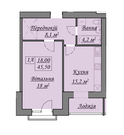 1-кімнатна 45.5 м² в ЖК Містечко Козацьке від 13 800 грн/м², Івано-Франківськ