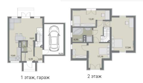 Таунхаус 122.2 м² в КМ Щасливий Хутірок від 19 394 грн/м², с. Гнідин