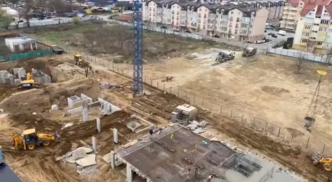 Ход строительства ЖК Comfort City, апр, 2021 год