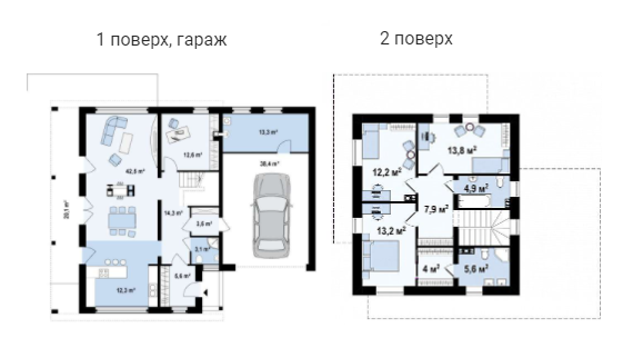 Котедж 240 м² в КМ Ula.community від 21 375 грн/м², с. Зазим`я