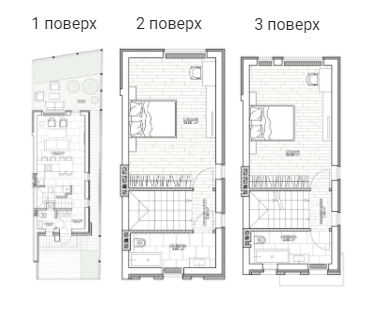 Таунхаус 103 м² в КП Riverside от 17 379 грн/м², г. Умань