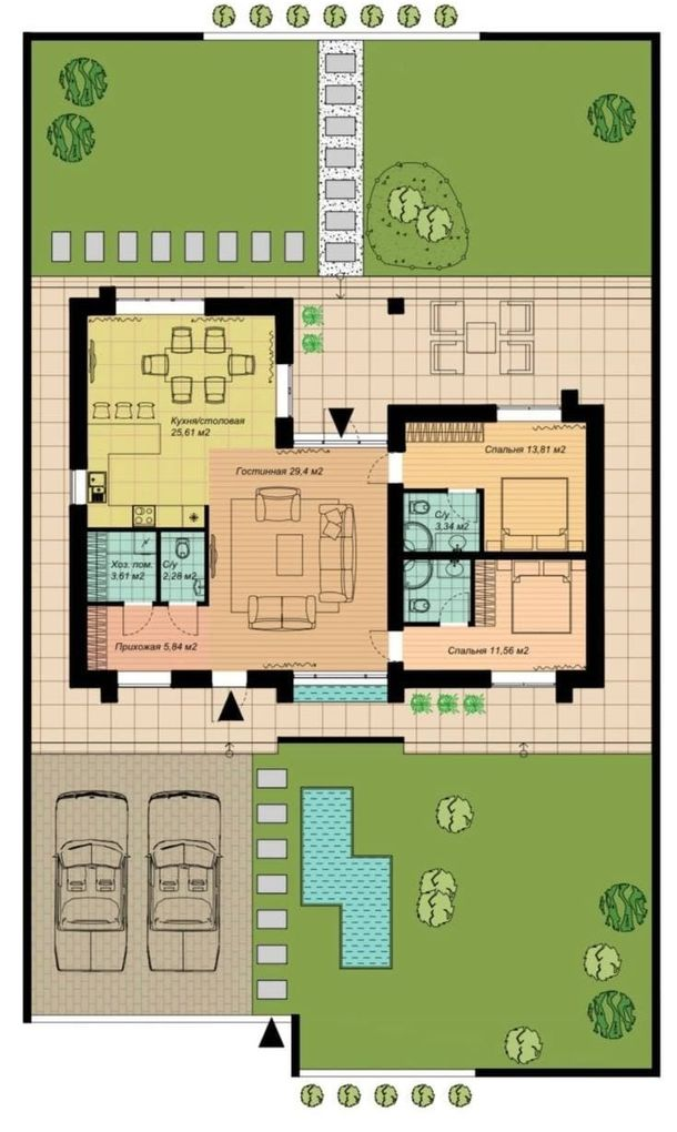 Котедж 100 м² в КМ Затишний від 25 500 грн/м², м. Южне