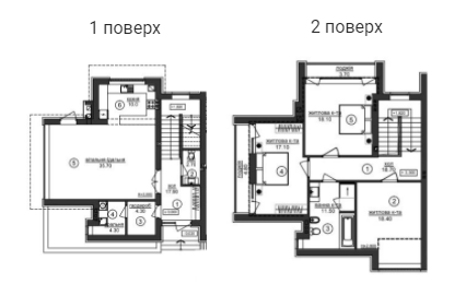 Дуплекс 170 м² в КМ Riviera Gold від 26 765 грн/м², с. Сокільники