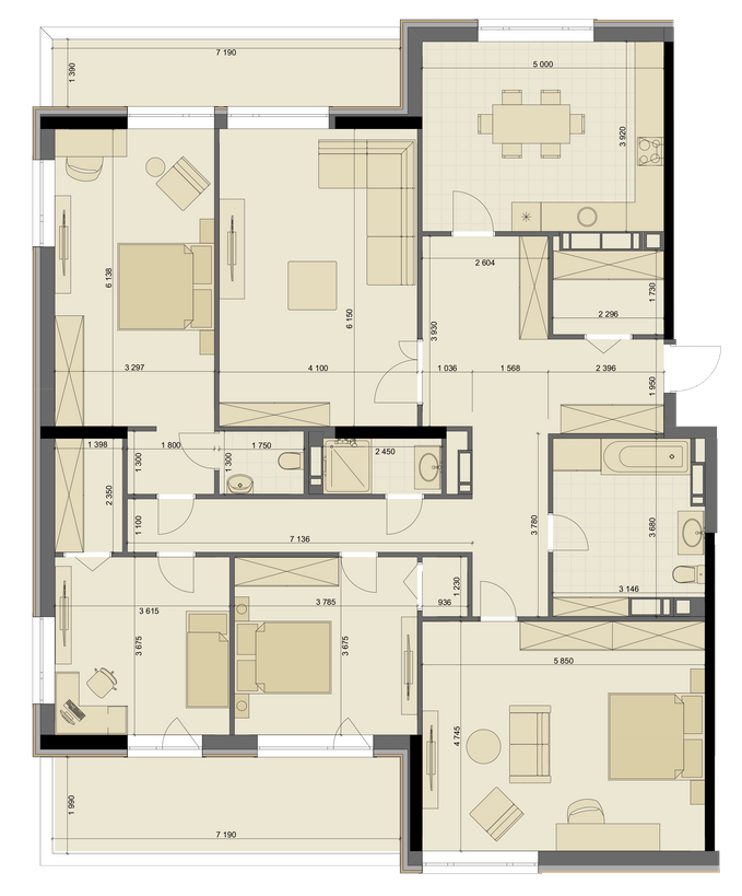 5+ комнат 183.65 м² в ЖК High Hills от 51 750 грн/м², Харьков