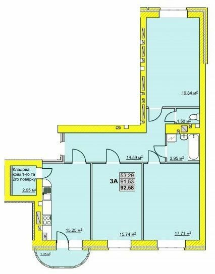 3-комнатная 92.58 м² в ЖК на ул. Успенско-Троицкая, 72/8 от 9 750 грн/м², г. Конотоп