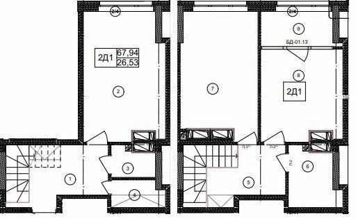 Двухуровневая 67.94 м² в ЖК Olympic Park от 28 000 грн/м², Киев