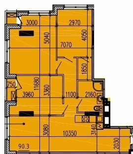 3-кімнатна 92.5 м² в ЖК Premier Tower від 33 900 грн/м², Дніпро