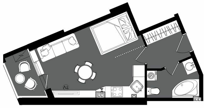 1-комнатная 29.5 м² в ЖК Посейдон от 25 550 грн/м², Одесса