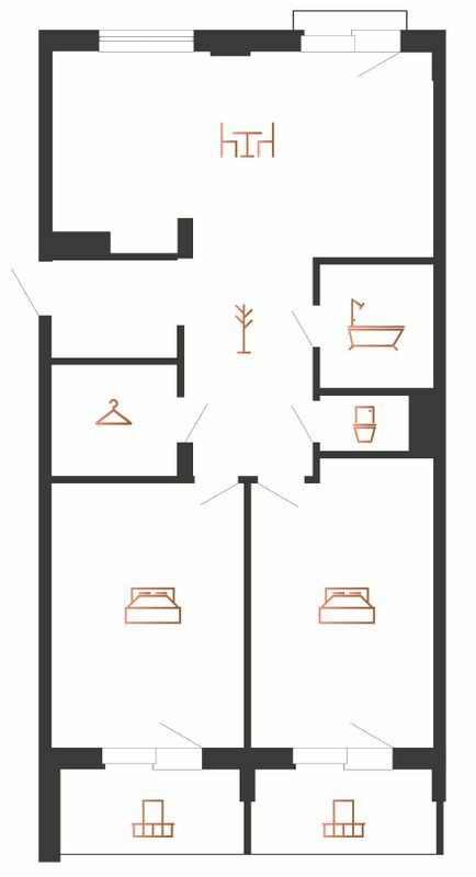 3-комнатная 97 м² в ЖК Авторский от 56 400 грн/м², Ивано-Франковск