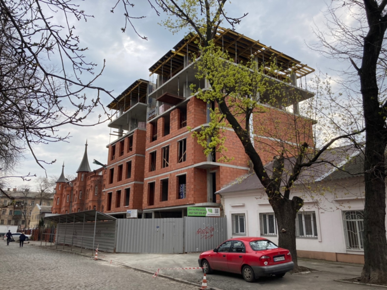 Хід будівництва ЖК Будинок на Малонова, квіт, 2021 рік