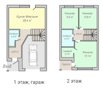 Таунхаус 120 м² в Таунхаус Екологічний (р-н Вишенька) від 14 917 грн/м², Вінниця