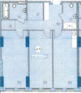 2-комнатная 61.1 м² в ЖК Пространство у Стамбульского парка от 44 150 грн/м², Одесса