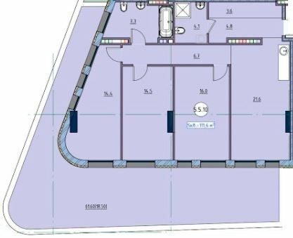 3-комнатная 111.6 м² в ЖК Пространство у Стамбульского парка от 44 000 грн/м², Одесса