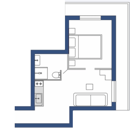 2-комнатная 43.5 м² в ЖК Сузирья 2020 от 14 500 грн/м², Кропивницкий