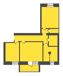 3-комнатная 64.1 м² в ЖК Кролевец от 7 200 грн/м², г. Кролевец