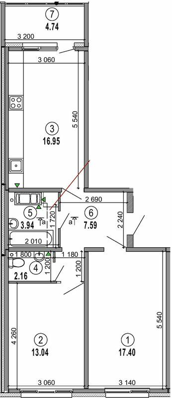 2-кімнатна 65.82 м² в ЖК LaLaLand від 32 000 грн/м², Київ