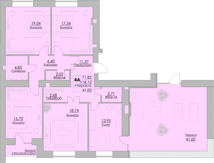 4-кімнатна 159.12 м² в ЖК Греків Ліс від 20 150 грн/м², м. Умань