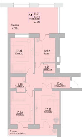 3-комнатная 114.12 м² в ЖК Греків Ліс от 20 150 грн/м², г. Умань