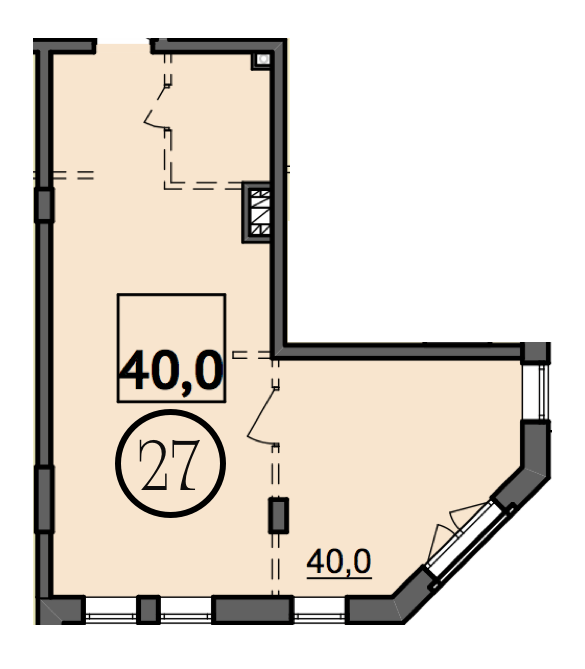 1-комнатная 40 м² в Доходный дом Salve от 41 150 грн/м², Одесса