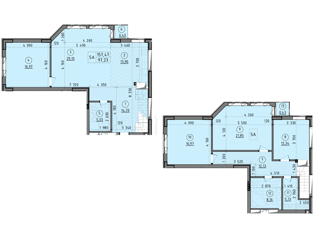 Двухуровневая 157.47 м² в ЖК Зенит от 23 000 грн/м², г. Вышгород