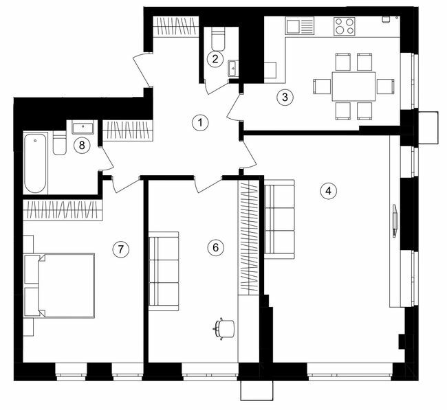 3-комнатная 84.5 м² в ЖК One House от 26 000 грн/м², г. Вишневое