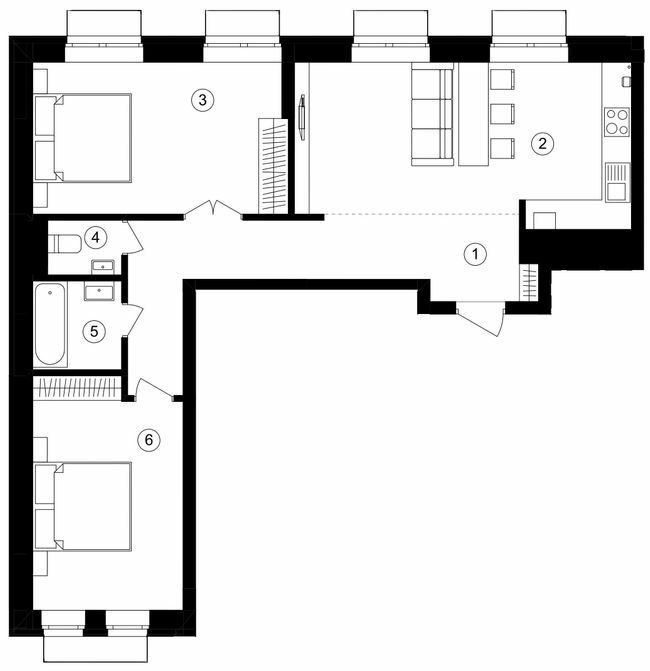 2-комнатная 69.9 м² в ЖК One House от 28 500 грн/м², г. Вишневое