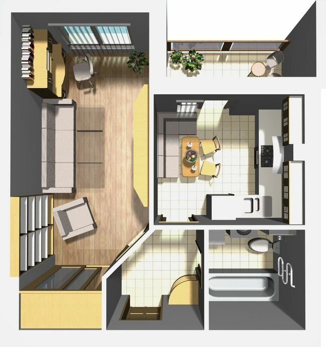 1-комнатная 37.82 м² в ЖК Семейный городок от 14 000 грн/м², с. Шевченково