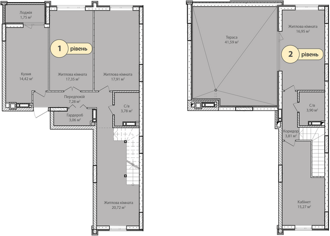 Двухуровневая 138.68 м² в ЖК Синергия Сити от 17 600 грн/м², г. Ирпень