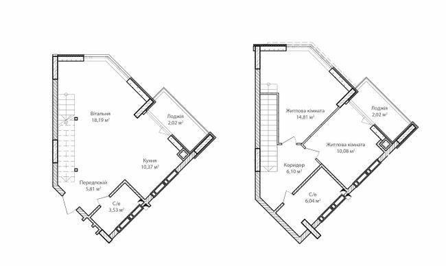 Двухуровневая 79.97 м² в ЖК Синергия Сити от 15 600 грн/м², г. Ирпень