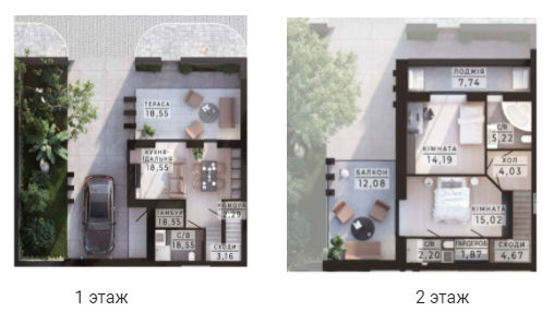 Квадрекс 97 м² в КП Family Park Residence от 23 918 грн/м², г. Буча