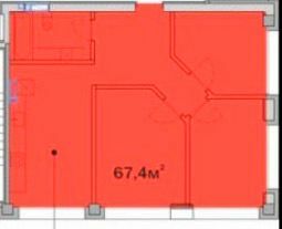 3-кімнатна 67.4 м² в ЖК Олімпійський від 22 000 грн/м², Дніпро