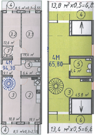 Двухуровневая 160.1 м² в ЖК ЛесSky от 19 750 грн/м², Одесса