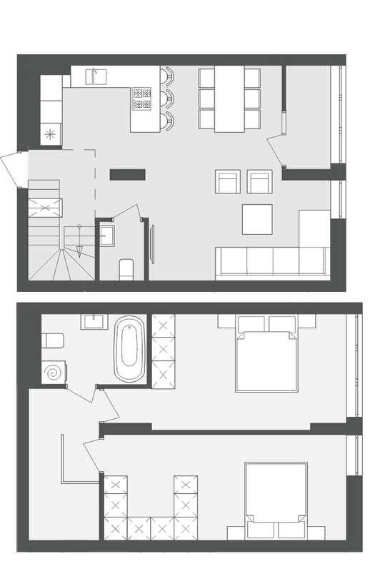 Дворівнева 85.37 м² в ЖК Avalon Flex від 25 000 грн/м², Львів