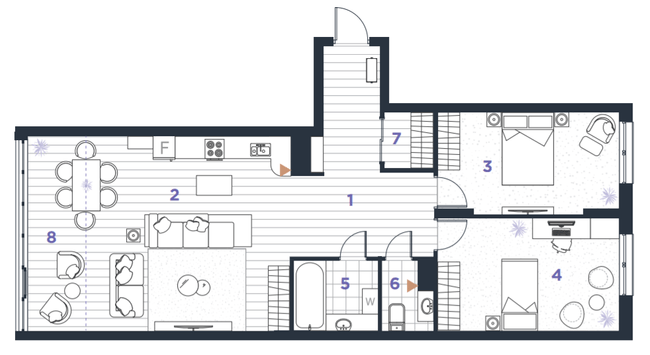 3-комнатная 98 м² в ЖК Manhattan Up от 28 500 грн/м², Ивано-Франковск