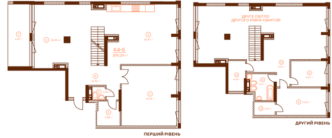 Дворівнева 205.24 м² в ЖК Stanford від 72 050 грн/м², Київ