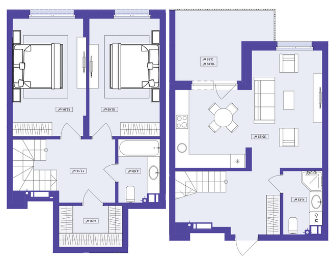 Двухуровневая 91.2 м² в ЖК Utlandia от 29 400 грн/м², г. Ирпень