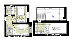 Дворівнева 49.38 м² в ЖК Viking Home від 16 500 грн/м², м. Ірпінь