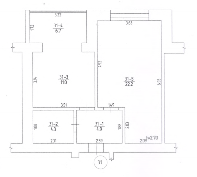 1-комнатная 48 м² в ЖК на ул. Гостинодворская, 14в от 11 600 грн/м², г. Ромны