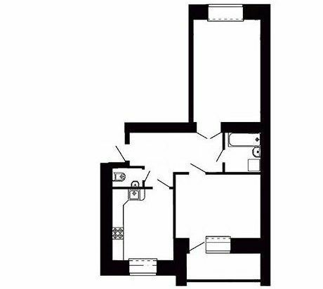 2-комнатная 64.85 м² в ЖК на вул. Київська / вул. Тарнавського от 18 200 грн/м², Тернополь