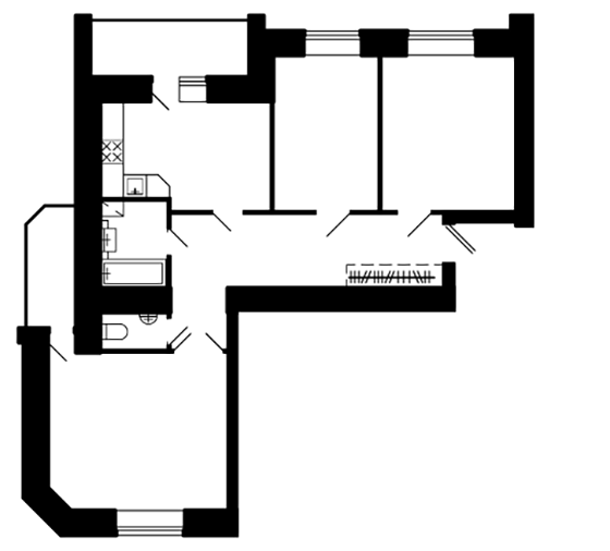 3-комнатная 80.44 м² в ЖК на вул. Тролейбусна, 4 от 18 000 грн/м², Тернополь